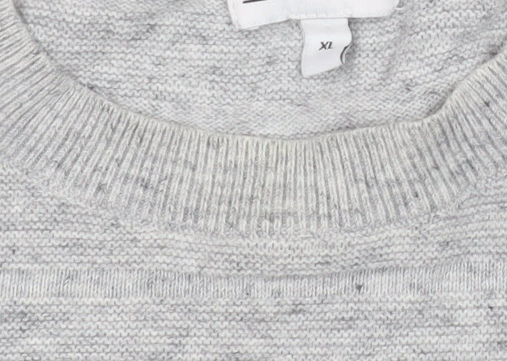 Next Men’s Grey Cotton Crew Neck Pullover Sweatshirt XL