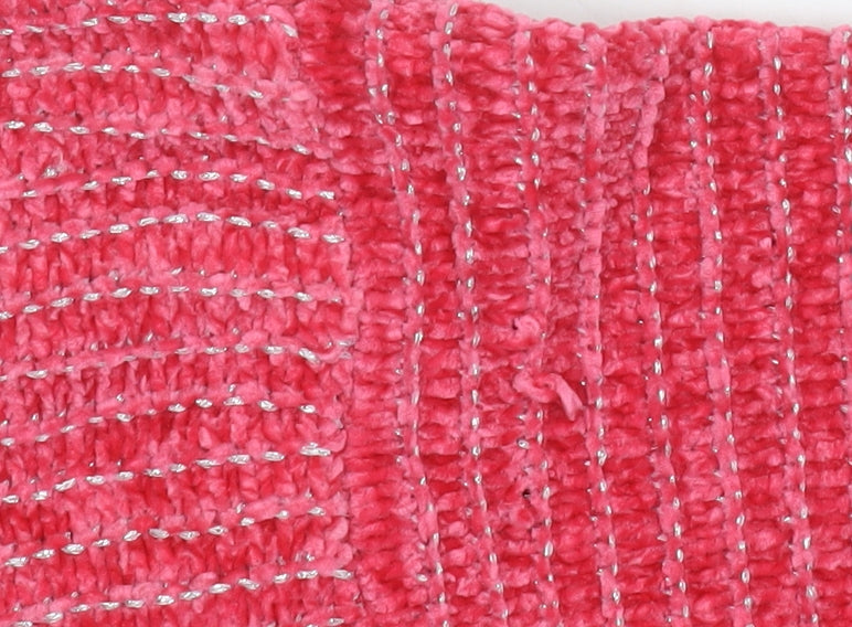 Bonmarché Womens Pink Size 12 Pullover Knit Sweatshirt