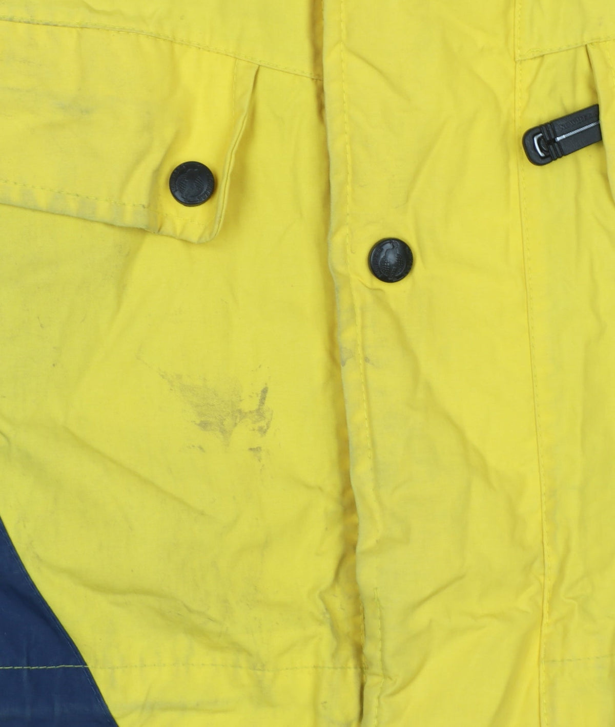No Where Boys Yellow and Blue Ski Jacket 11-12 Years Hooded Winter Coat