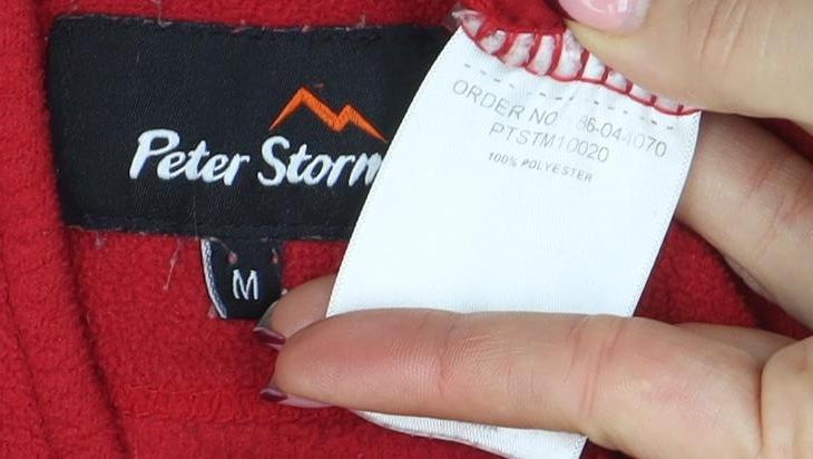 Peter Storm Men's Red Fleece Sweatshirt M 1/4 Zip Pullover Outdoor