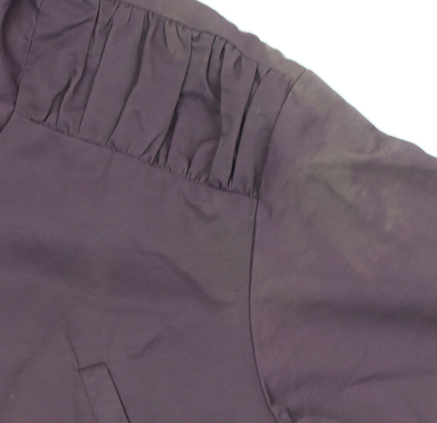Savida Women's Purple Hooded Mid-Length Parka Coat Size 10