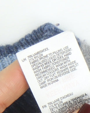 White Stuff Women's Grey Wool Blend Butterfly Jumper UK 10