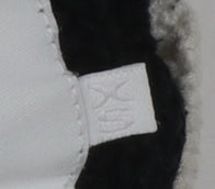 Superdry Women's Black White Cotton Knit Jumper XS Crew Neck