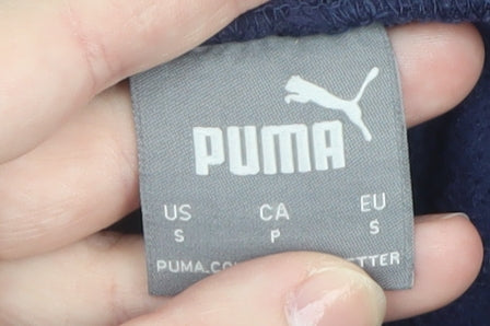 Puma Men's Blue Jogger Sweatpants Size S Regular Fit