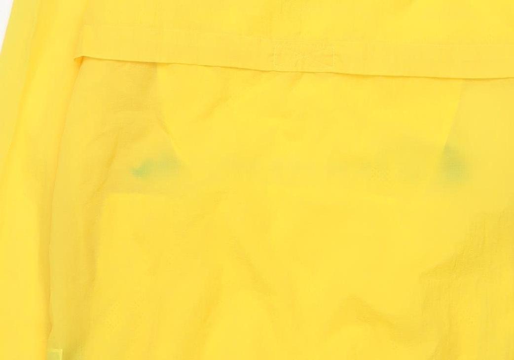 Champion Men’s Yellow Hooded Windbreaker Jacket Small