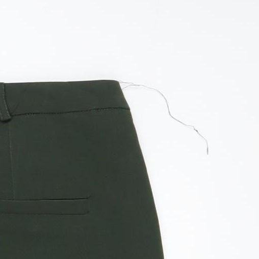 ASOS Women’s Green Slim Tapered Trousers Size 8 Workwear Style