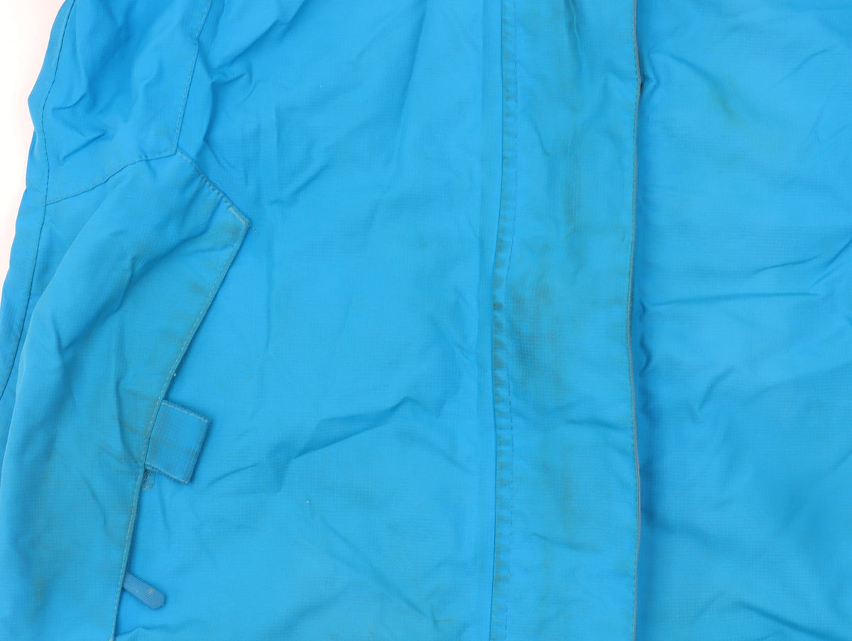 Mountain Warehouse Women Blue Waterproof 3-in-1 Hooded Jacket UK 12