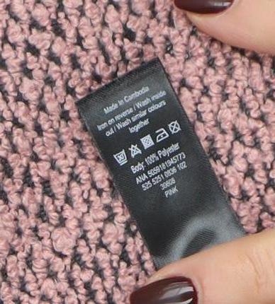 George Women's Pink Long Sleeve Knit Open Cardigan M