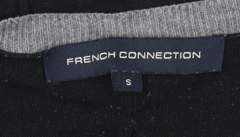 French Connection Womens Grey Crew Neck Wool Blend Jumper Size S