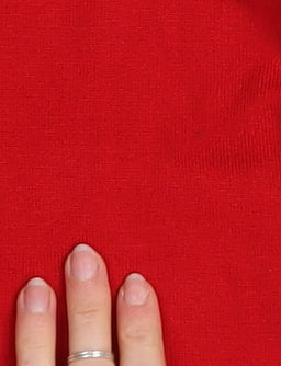 Bonmarché Women's Red Sequin Neck Knit Jumper Medium 3/4 Sleeve Pullover