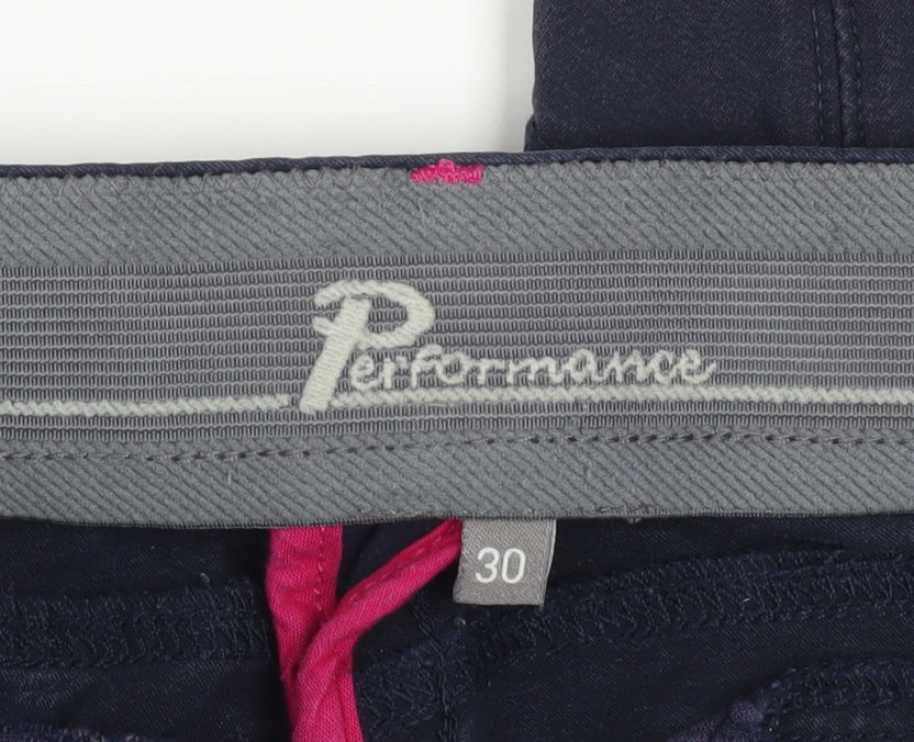 Performance Womens Blue Riding Trousers Size 14 Stretch Twill
