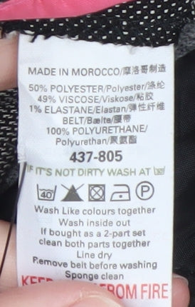 Next Women Grey Herringbone Dress Pants Size 20L Tall Work Trousers