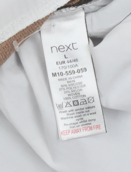 Next Women’s Beige Colour Block Pullover Jumper Size 16