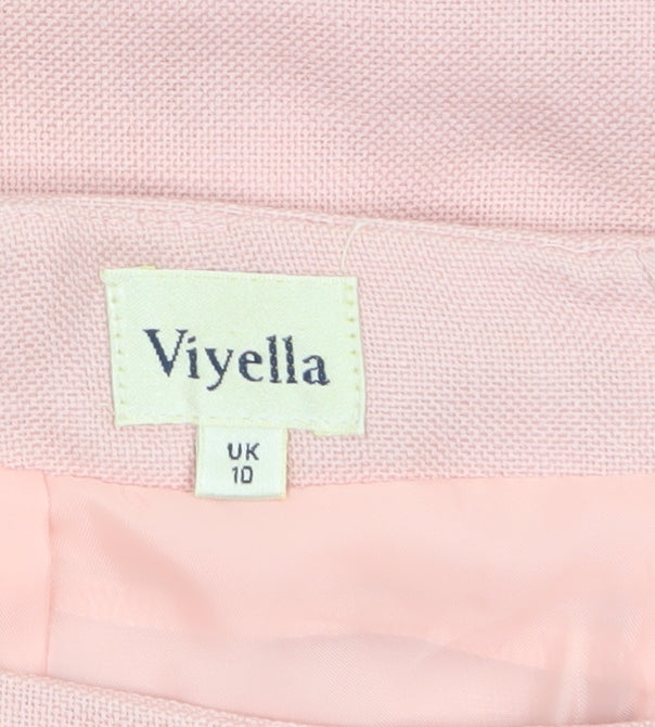 Viyella Women’s Pink Knee Length Pencil Skirt UK 10