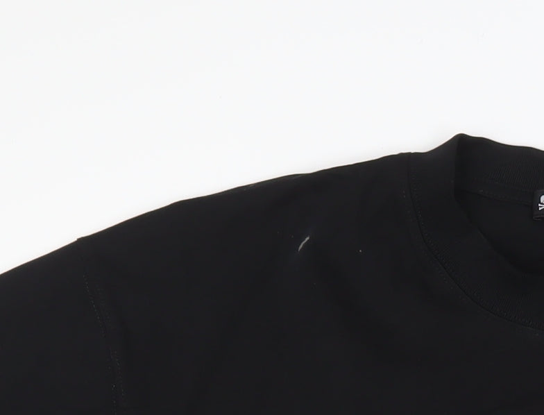 Mastermind Japan Men's Black Cotton Skull Graphic T-Shirt Size S