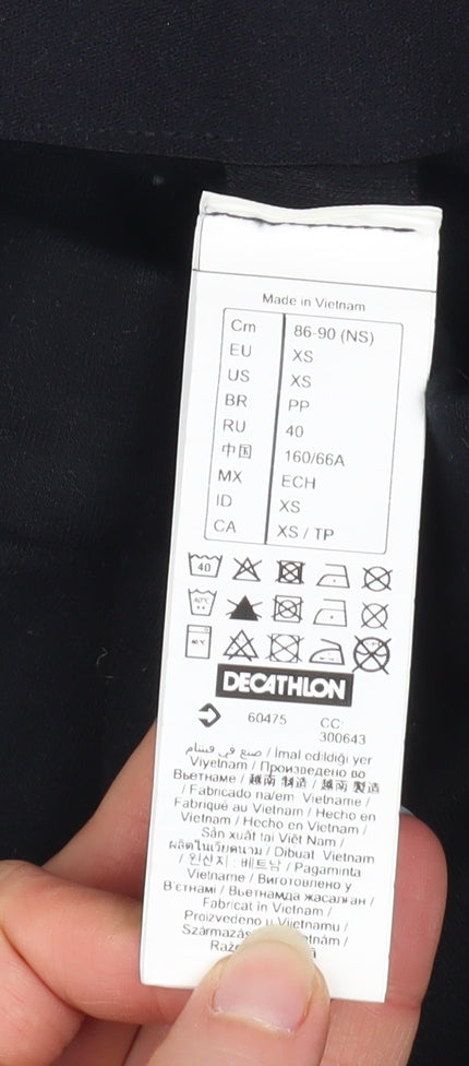 Decathlon Women’s Black XS Equestrian Riding Trousers with Pockets