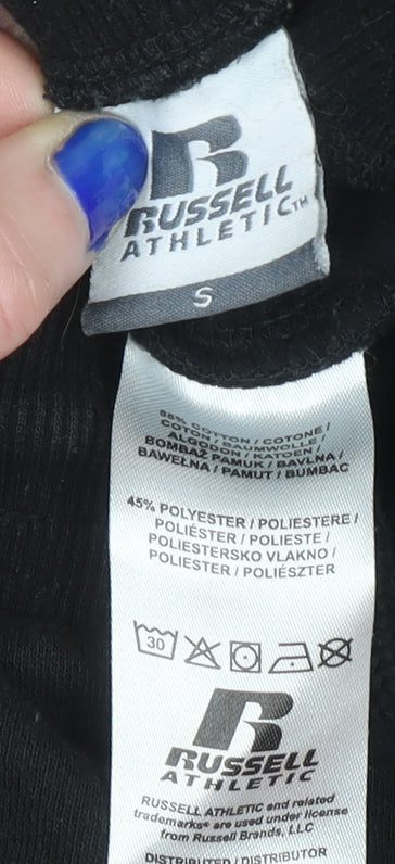 Russell Athletic Men's Black Fleece Sweatpants Joggers S