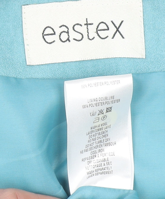 Eastex Women's Blue Polyester Blazer Jacket Size 14