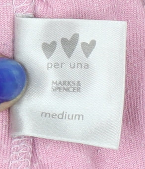 Marks and Spencer Per Una Women's Pink Full Zip Fleece Jacket M