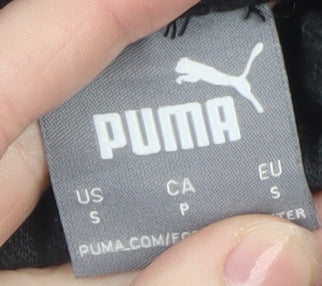 Puma Men's Black Sweatpants Small Jogger Style with Elastic Waist