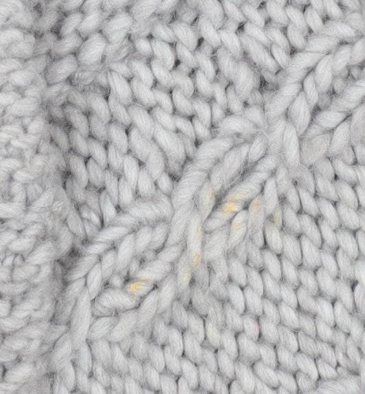 Marks & Spencer Women’s Grey Cable Knit Cardigan UK 16 Short Sleeve