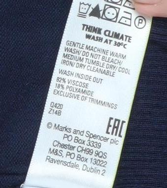 Marks & Spencer Women’s Navy Blue Open Front Knit Cardigan Size Small