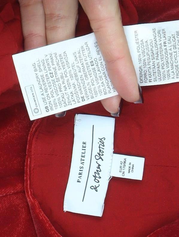 B. Loren Series Women Red Velvet Shift Knee Length Dress Size 14