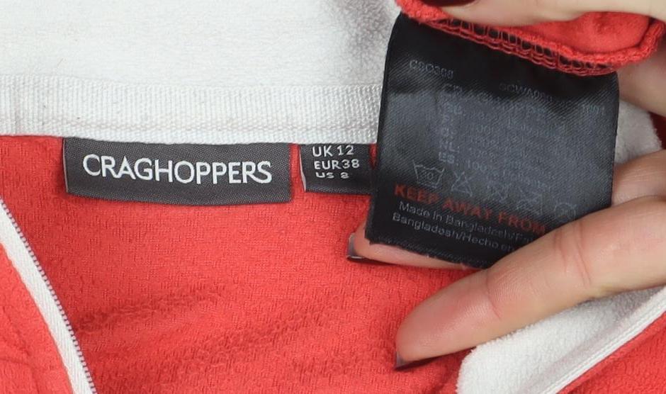 Craghoppers Women’s Red Fleece Pullover Sweatshirt UK 12