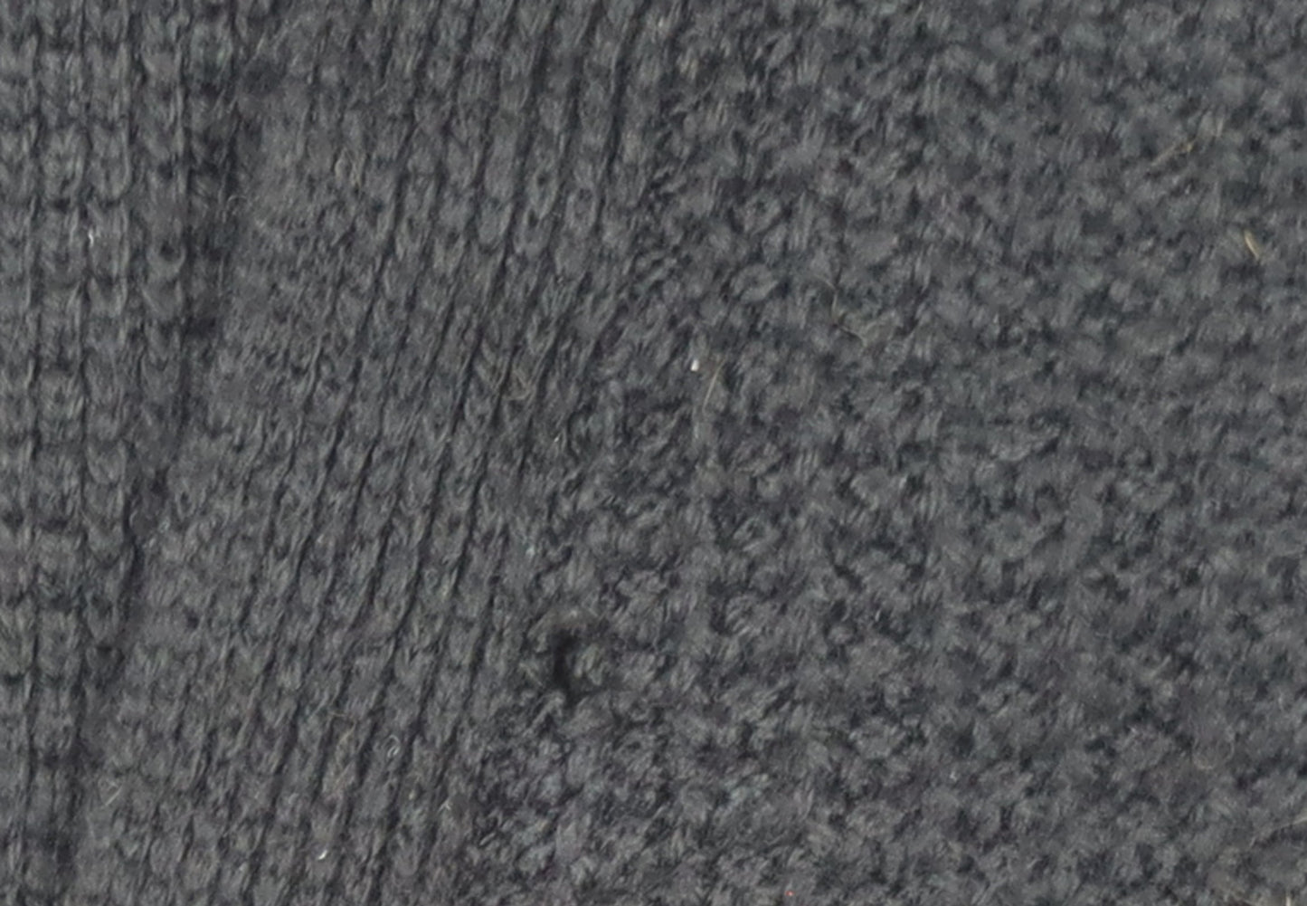 Fat Face Women's Black Knit Open Cardigan Size 10 Long Sleeve