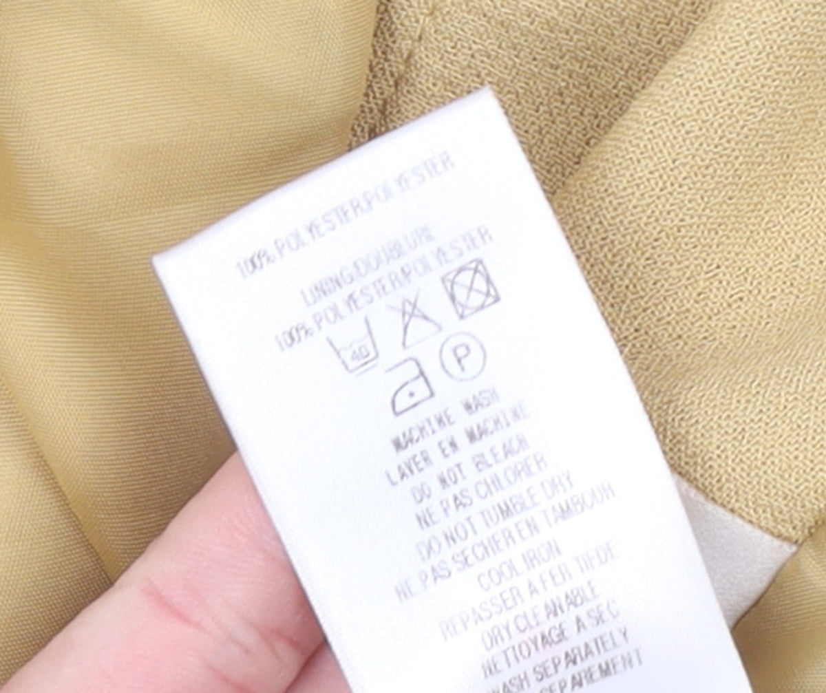 Eastex Women Beige Tailored Four-Button Lined Suit Jacket Size 10