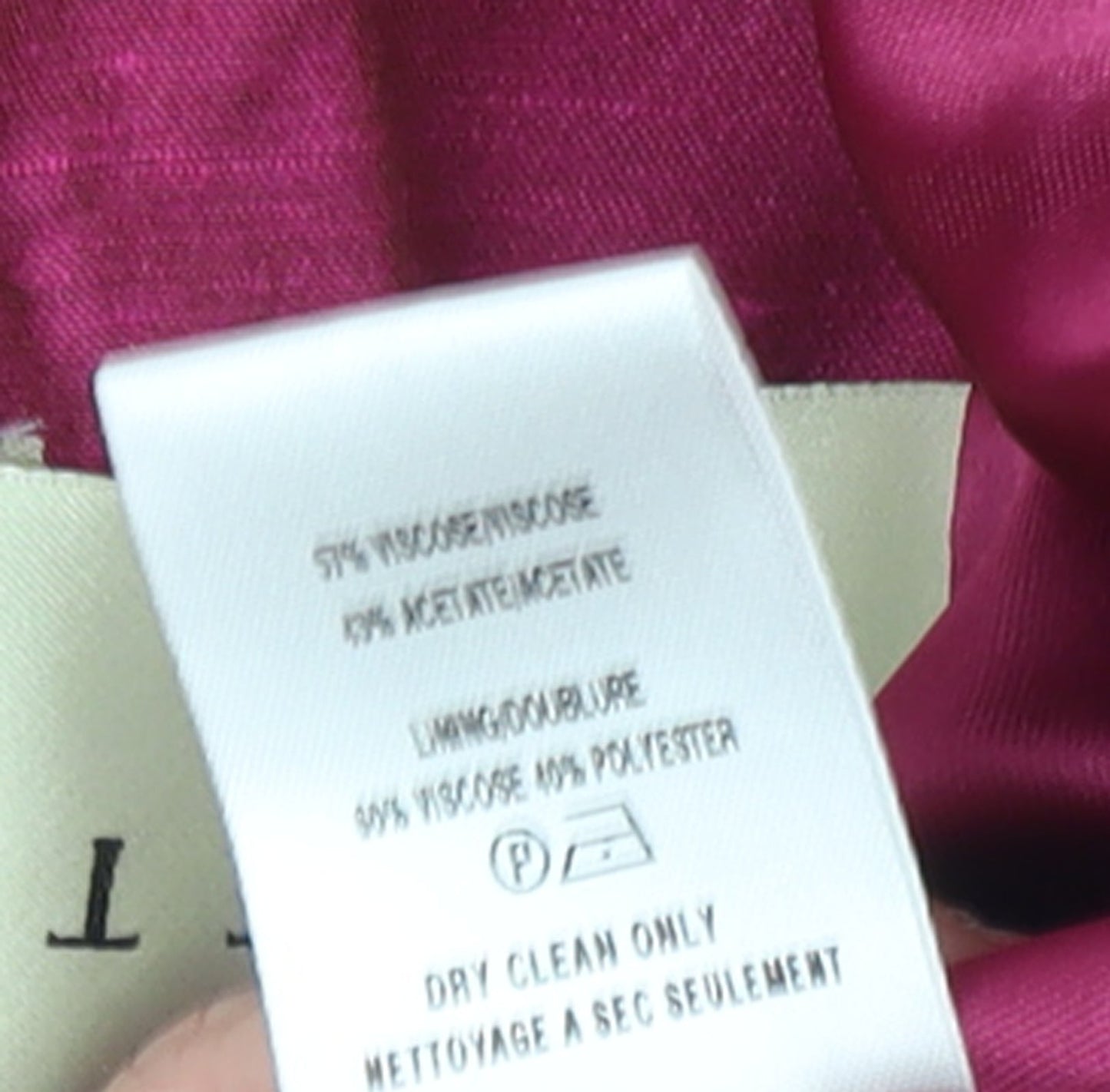Minuet Women’s Pink Shawl Lapel Formal Suit Jacket UK 8