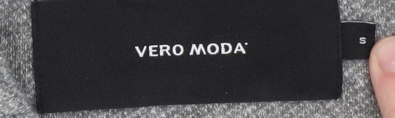Vero Moda Women’s Grey Hooded Knit Coatigan Size S