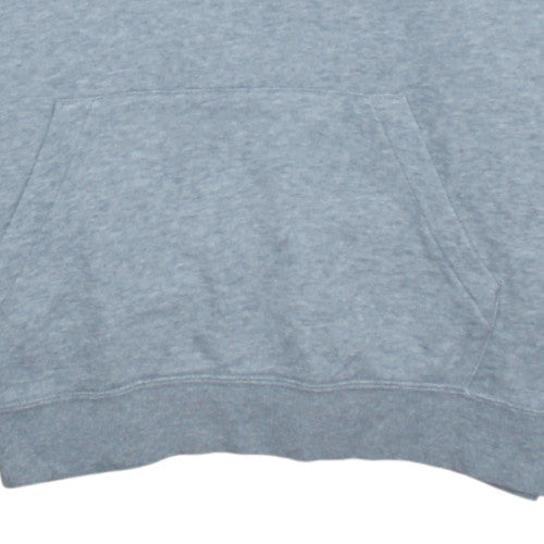 Nike Men's Grey Pullover Hoodie L Sports Fleece Sweatshirt