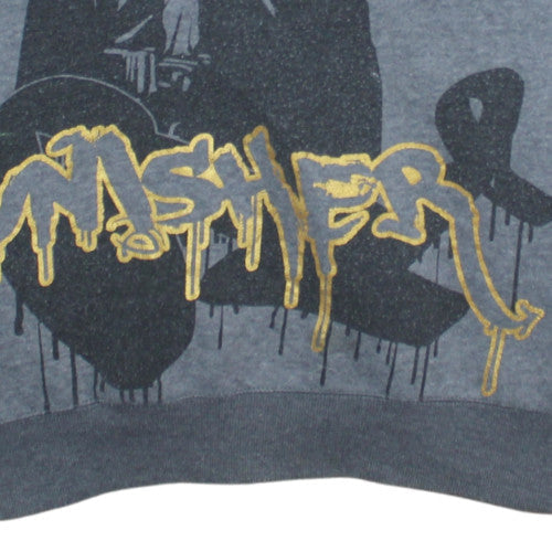 New Era Extreme Men's Grey XL Pullover Hoodie Punisher Graphic