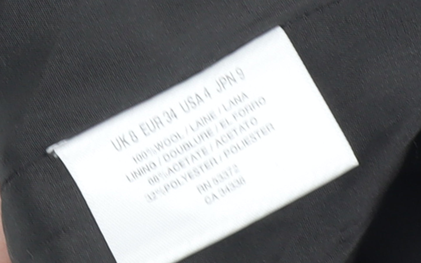 Nicola Farhi Womens Grey Wool Wrap Knee Length Skirt UK 8