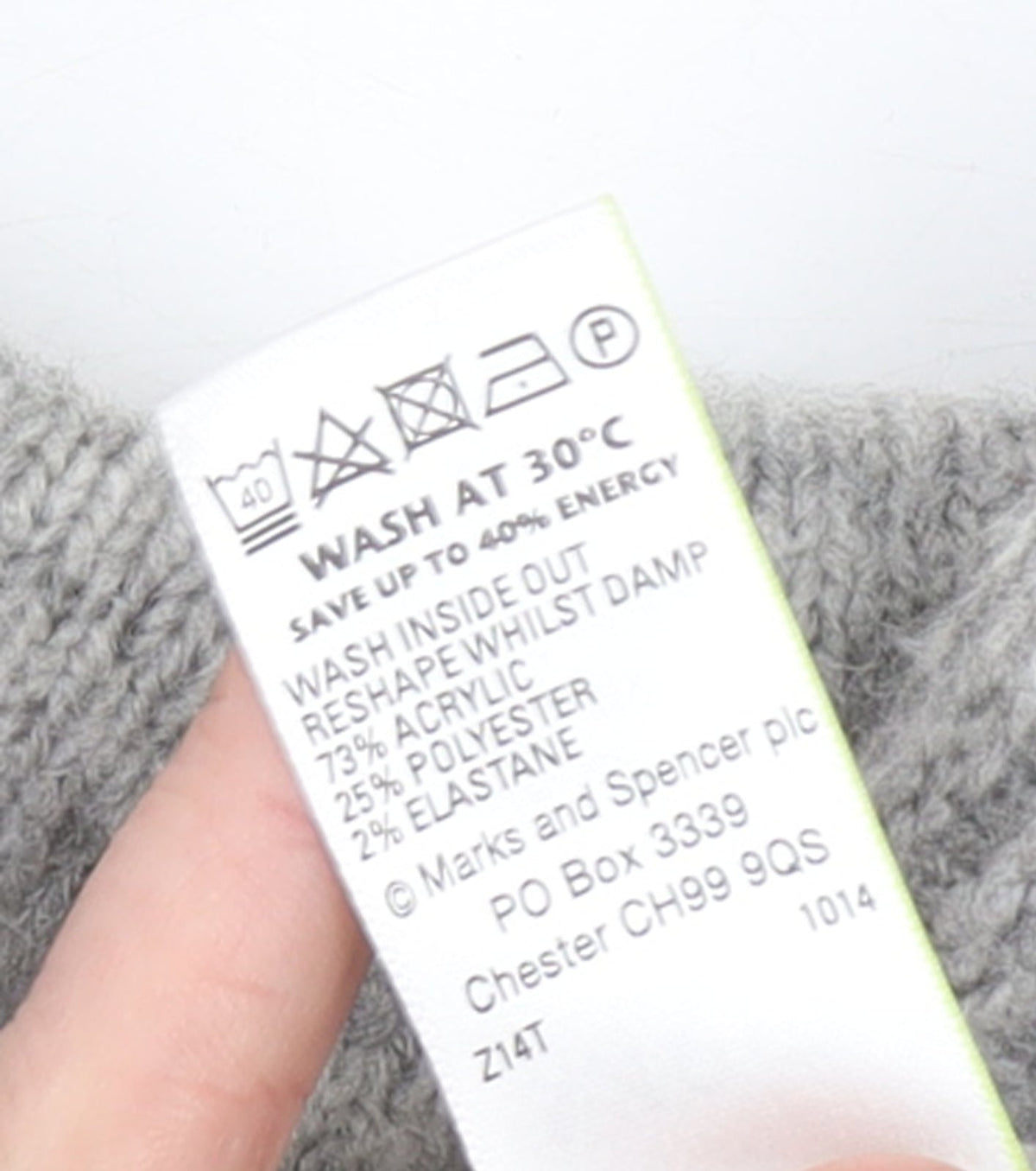 Marks & Spencer Women’s Grey Longline Knit Cardigan Size 8