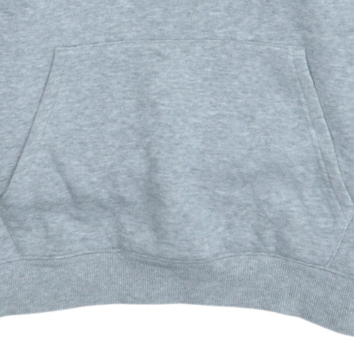 Calvin Klein Jeans Womens Grey Pullover Hoodie Size 14 Classic Fit
