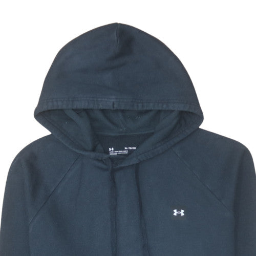 Under Armour Men’s Black XL Pullover Hoodie Sweatshirt Logo Fleece