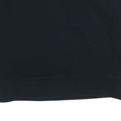 Nike Girls Black XL Fleece Pullover Sweatshirt with Logo Graphic