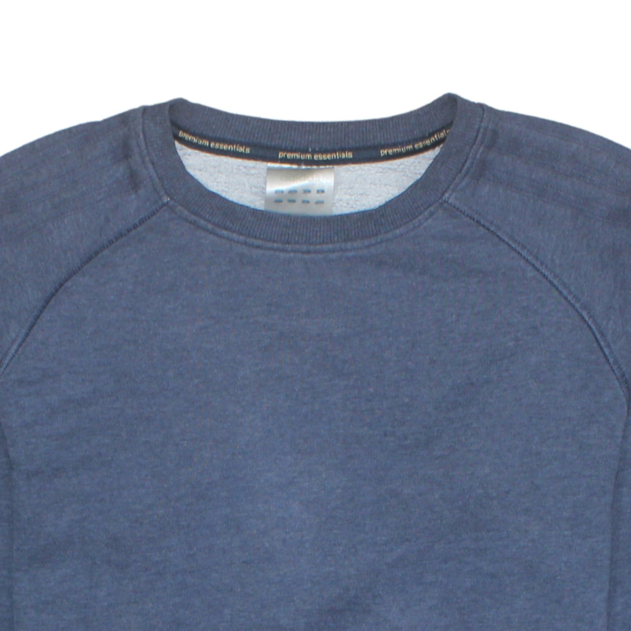 Adidas Men's Blue Crew Neck Fleece Pullover Sweatshirt Size M