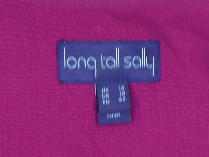 Long Tall Sally Women's Red Size 12 Tailored Lined Blazer Jacket