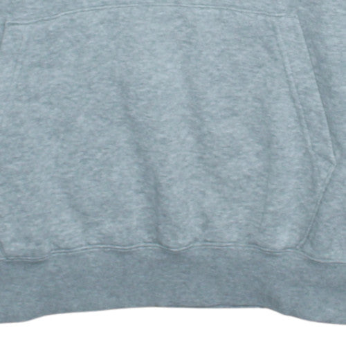 Nike Men's Grey Pullover Hoodie M Regular Fit Fleece Sweatshirt