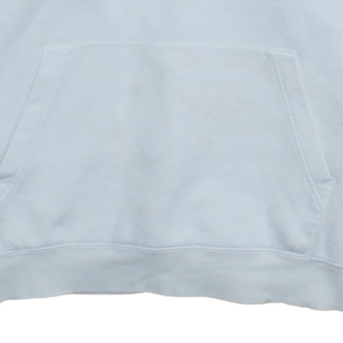Nike Men's White Pullover Hoodie L Fleece Sportswear