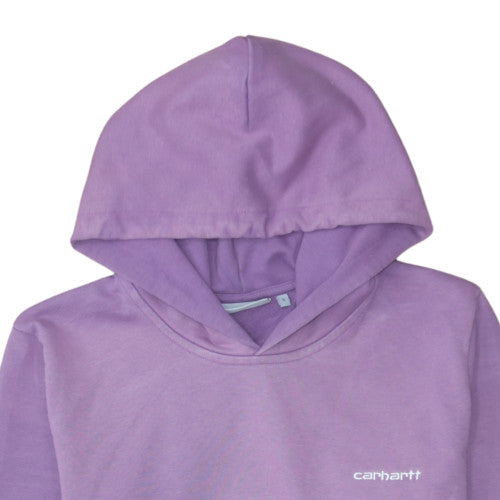 Carhartt Men’s Purple Pullover Hoodie S Embroidered Logo