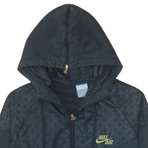 Nike Air Women's Black Full Zip Hooded Sweatshirt Size M
