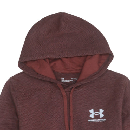 Under Armour Womens Brown ColdGear Pullover Hoodie Size S