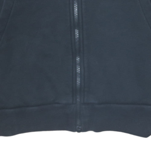 Puma Men's Black Full Zip Hoodie M Cotton Blend Sportswear