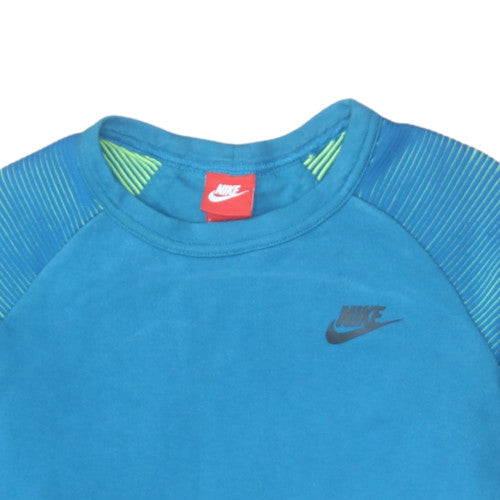 Nike Men's Blue Crew Neck Pullover Sweatshirt Size S