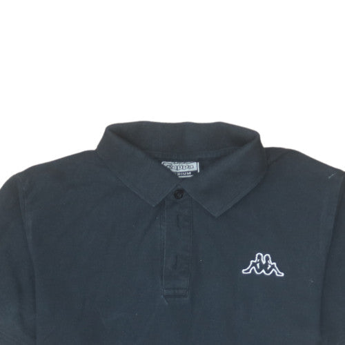 Kappa Men's Black Short Sleeve Polo Shirt Size M