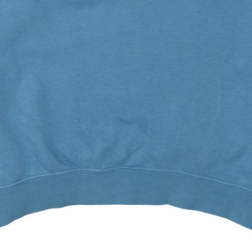 Nike Women's Blue Crew Neck Pullover Sweatshirt Small Dri-FIT